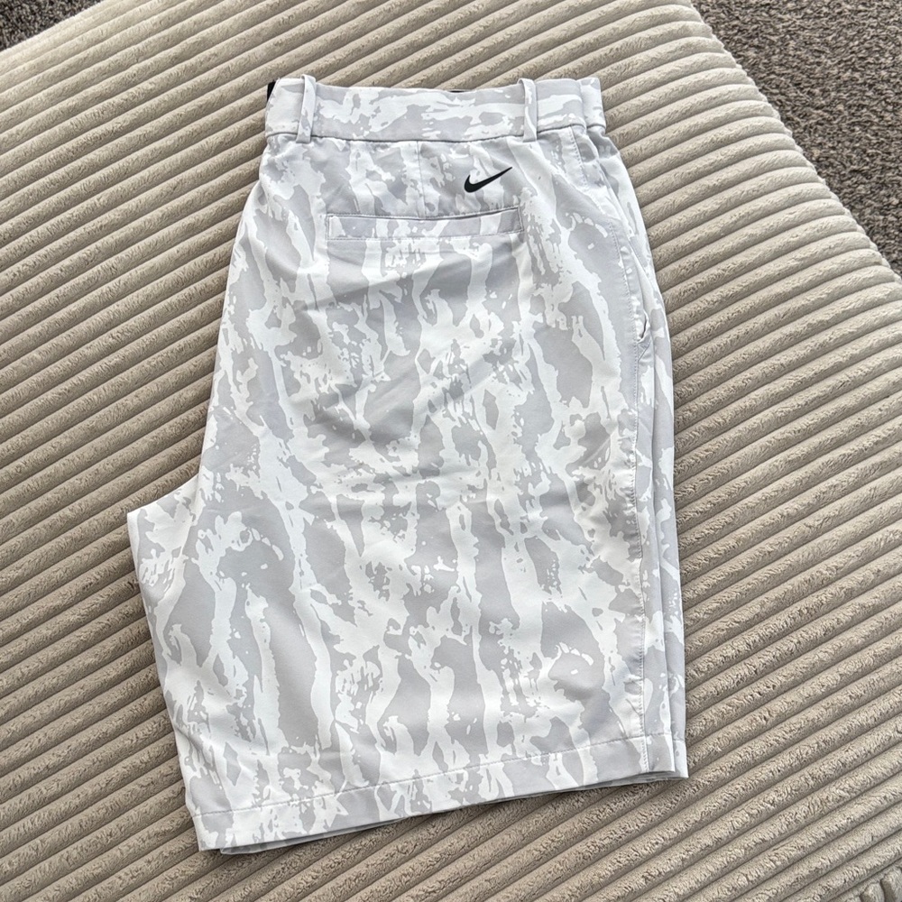 Nike Light Gray Camo Shorts